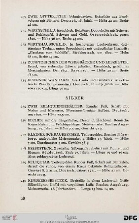 Silber (Nr. 235-267)
