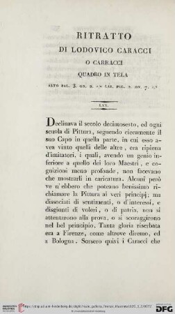Ritratto di Lodovico Caracci o Carracci