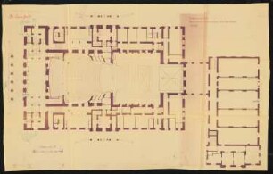 Großherzogliches Hoftheater, Darmstadt: Grundriss 1:100