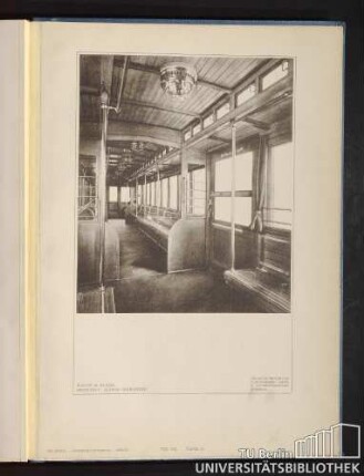 Teil VIII. Tafel 67. Wagen III. Klasse. Architekt: Alfred Grenander.