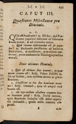 193-201, Quaestiones Miscellaneae pro Diaconis; ...