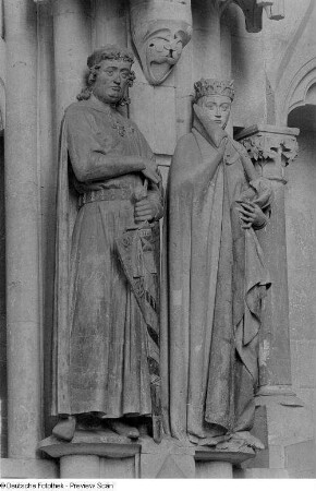 Stifterfiguren Ekkehard und Uta im Naumburger Dom St. Peter und Paul