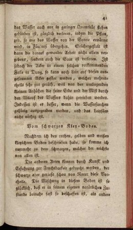 Vom schwarzen Kley-Boden