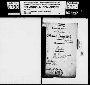 Haigerloch: Betreibung der Ausstände zu den Heiligenrechnungen