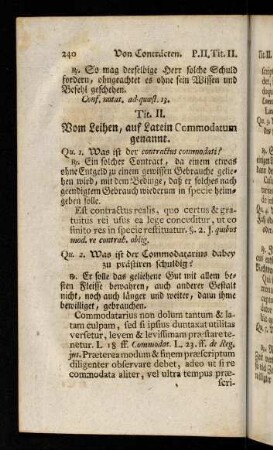 240-243, TitulusTitulus II