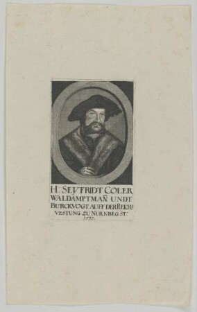 Bildnis des Seyfridt Coler