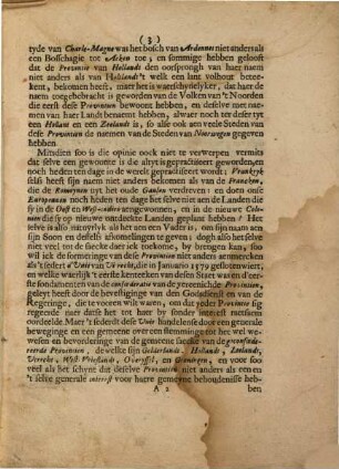 Het waere Interest Vande Vereenigde Provintien En bysonderlijck dat van Hollandt, Tegen haer vals Interest vanden tegenwoordigen tijdt gesteldt