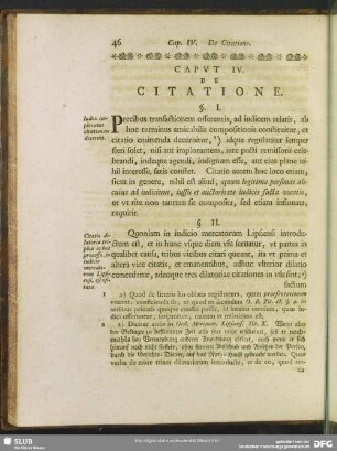 Caput IV. De Citatione