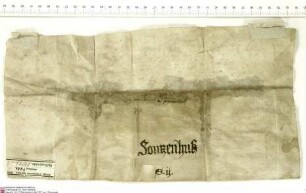 Gopil von Bimbach (Byembach) bekundet, dass er von Heinrich [von Kranlucken], Abt von Fulda, und dem Konvent von Fulda eine im Folgenden inseriert...