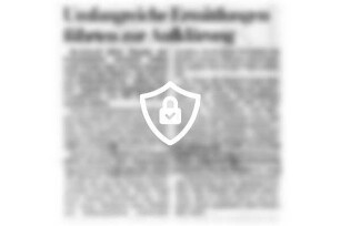 Umfangreiche Ermittlungen führten zur Aufklärung