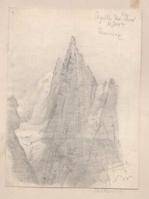Paul Rummel: Die Aiguille du Dru bei Chamonix