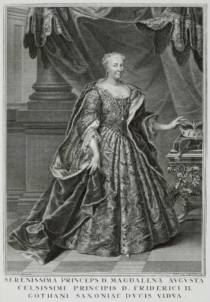 Magdalena Augusta, Herzogin von Sachsen-Gotha-Altenburg, geb. Prinzessin von Anhalt-Zerbst
