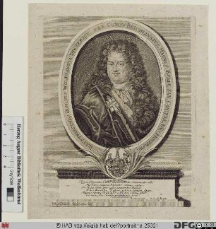 Bildnis Wolfgang Dietrich von Beichlingen (eig. Beuchling) (1701 Reichsgraf)