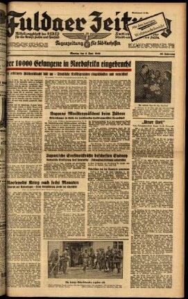 Ausgabe vom Montag, den 08. Juni 1942.