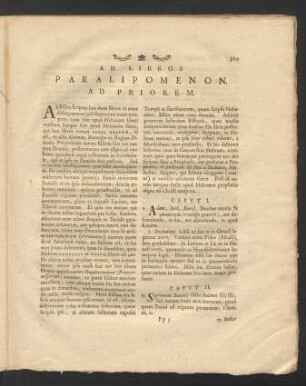 Ad Libros Paralipomenon. Ad Priorem