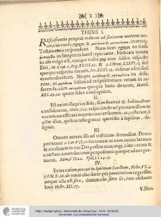 Collegii Theologici Privato-Publici Exercitatio ; Exercitatio vigesima quarta
