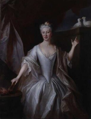 Gräfin Urszula von Bielińska als Vestalin