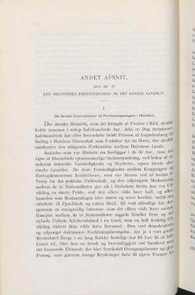 Andet Afsnit. 1814-30. II. Den Holstenske Forfatningssag Og Det Danske Aandsliv.