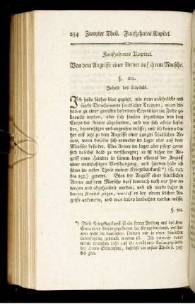 Funfzehntes Kapitel. Von dem Angriffe einer Armee auf ihrem Marsche.