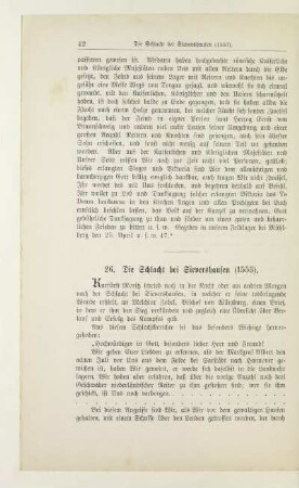 26. Die Schlacht bei Sievershausen (1553)