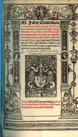 Oratoriarum institutionum libri duodecim