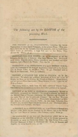The following are by the editor of the preceding work