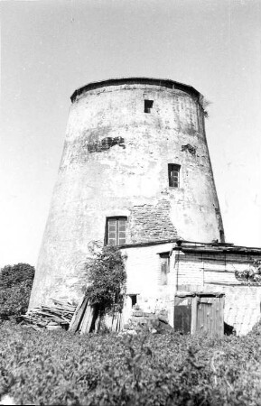 Nordgermersleben. Turmholländer, Baujahr 1870, Mühlenweg