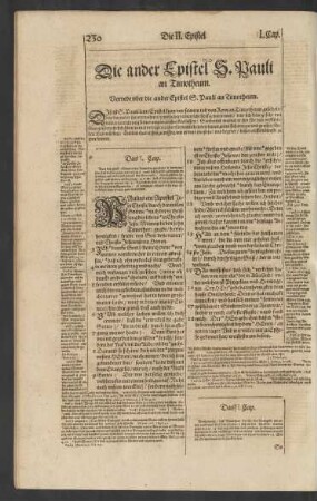 Vorrede ober die ander Epistel S. Pauli an Timotheum.
