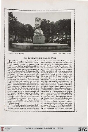Das Befreiungs-Denkmal in Mainz