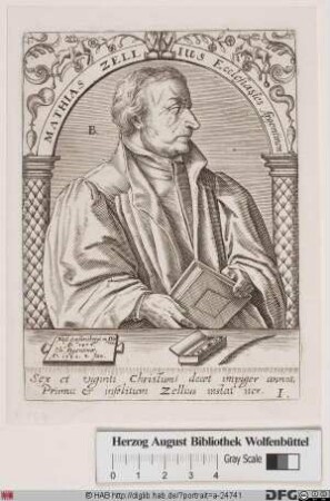 Bildnis Matthäus Zell(ius)