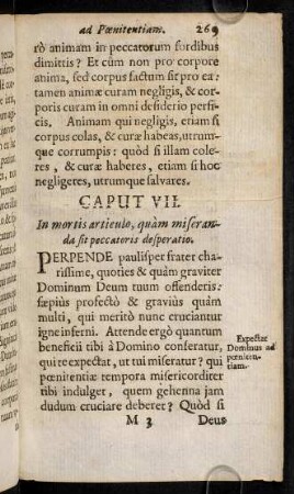 269-291, Caput VII