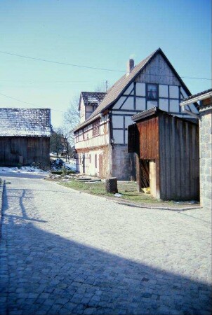 Rückseite der "Hügelsburg"