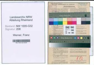 Entnazifizierung Franz Werner , geb. 15.09.1886 (Angestellter)