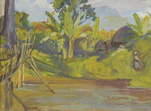 Panganiinseldorf auf den Panganie-Inseln