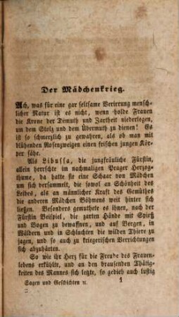 Sagen und Geschichten aus der Vorzeit Böhmens : ein unterhaltsames Lesebuch für Jung und Alt, 1