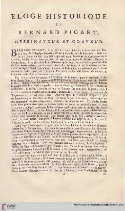 Eloge historique