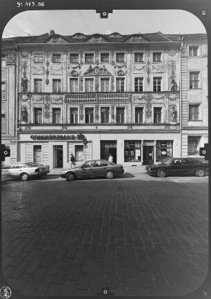 Bautzen, Innere Lauenstraße 6. Wohn- und Geschäftshaus (1709-1720). Straßenfront