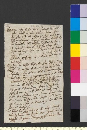 Brief von Herder, Johann Gottfried an Goethe, Johann Wolfgang von