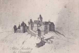 Schloß Landsberg bis Obermoschel nach Merian. 1619