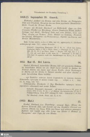 56. 1055, Mai 13. Bei Lucca