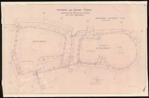 Fremdpläne: Freibad der Stadt Trier, oberhalb der Mattheiser Weiher auf der Härenwies (Freibad Süd): Grundriss Beckenplan 1:100
