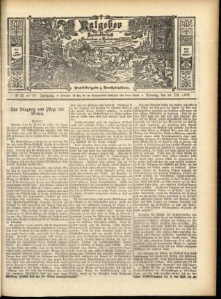 Ausgabe vom Sonntag, den 24. Oktober 1909.