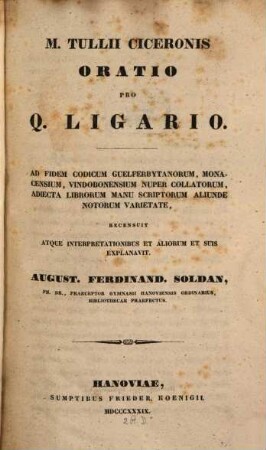 Oratio pro Ligario