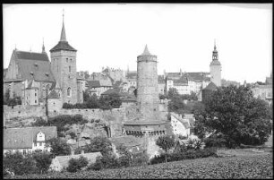 Bautzen. Michaelsk.,alte Wasserk.,Lauenturm,Bürgergarten