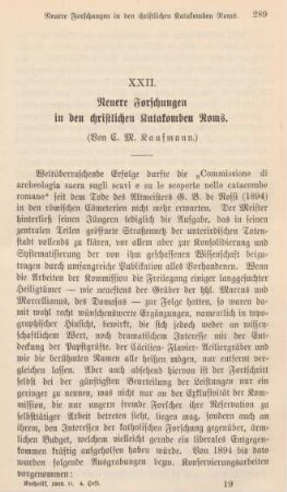 289-311 Neuere Forschungen in den christlichen Katakomben Roms