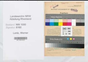 Entnazifizierung Werner Lentz, geb. 28.10.1904 (Ingenieur)