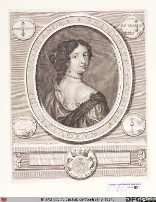 Bildnis Françoise d'Aubigné Maintenon, 1674 marquise de