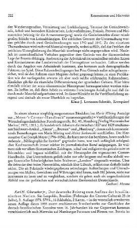 Meyer's Contor-Handbuch, 1827 - 1829, Marie Möring (Bearb.), (Veröffentlichungen der Wirtschaftsgeschichtlichen Forschungsstelle e.V. Hamburg, 40) : Hamburg, Verlag Hanseatischer Merkur, 1977