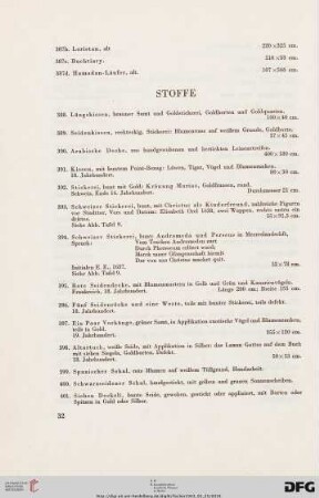 Stoff (Nr. 388-411)