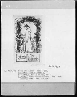 Exlibris Ilse Wienands